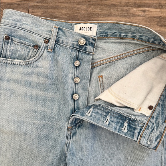 AGOLDE | Riley High-Rise Cropped Straight Jean - Picture 4 of 6